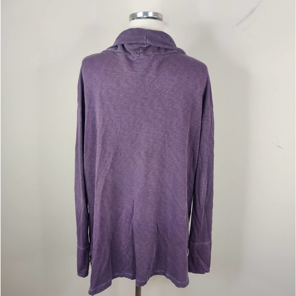 Standard James Perse Cowl Neck Tunic 3 / Large Loose Oversize - Picture 6 of 8